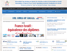 Tablet Screenshot of aaege-israel.org